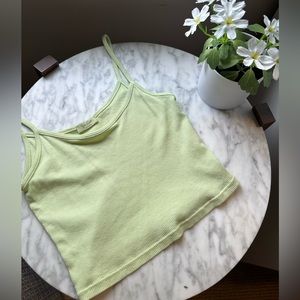 Brandy Melville Tank top light green